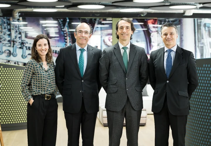 Employees at the Enagás workplace
