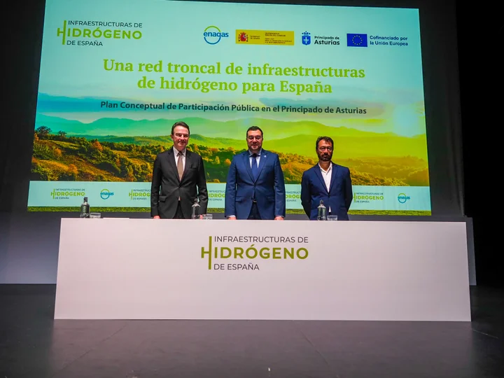 Acto institucional del Plan Participación Pública de la red de hidrógeno en Asturias