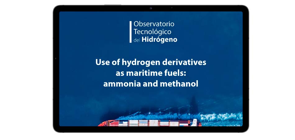 tablet knowledge report use of hydrogen derivatives as maritime fuels: ammonia and methanol