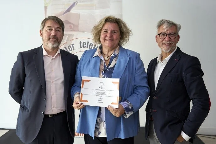 Profesionales de Enagás durante un evento Renovación chárter teletrabajo