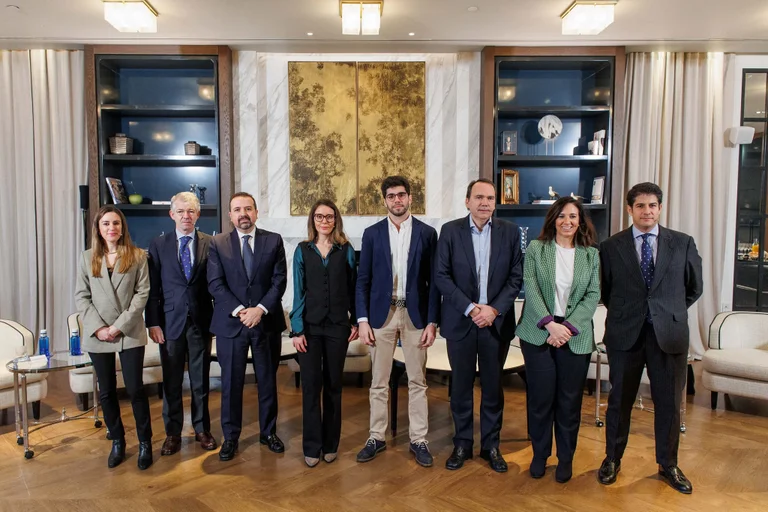 Imagen grupal durante la celebración del evento