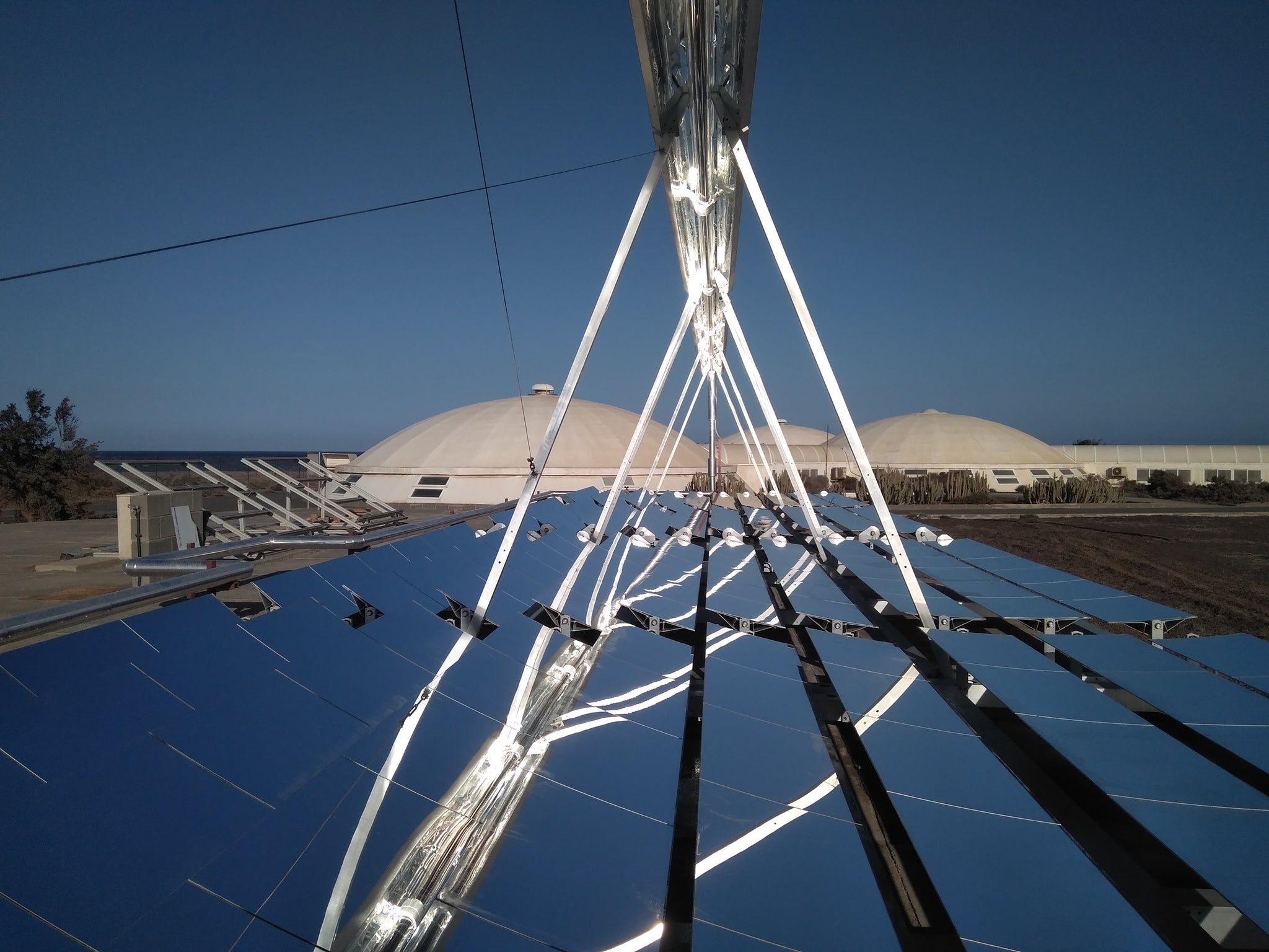 Instalación con placa solar
