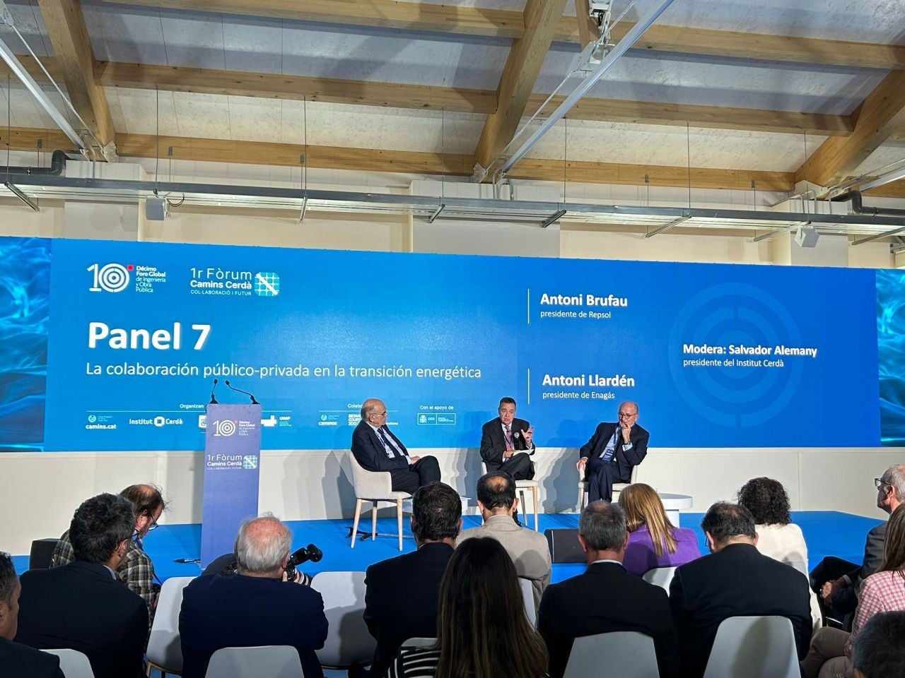Antonio Llardén en el Foro Caminos Cerdà 