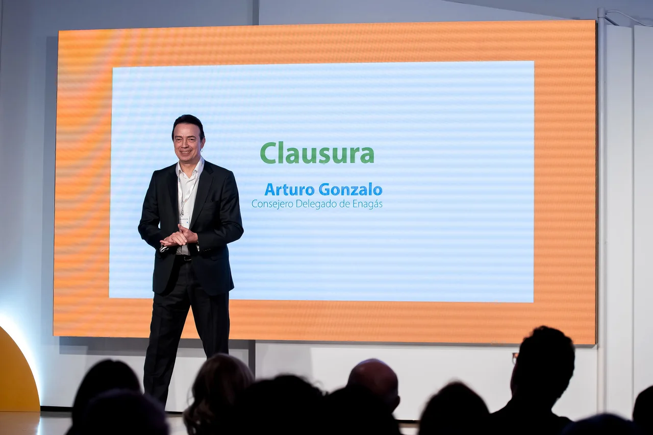 CEO de Enagás durante la clausura del Enagás Innovation Day