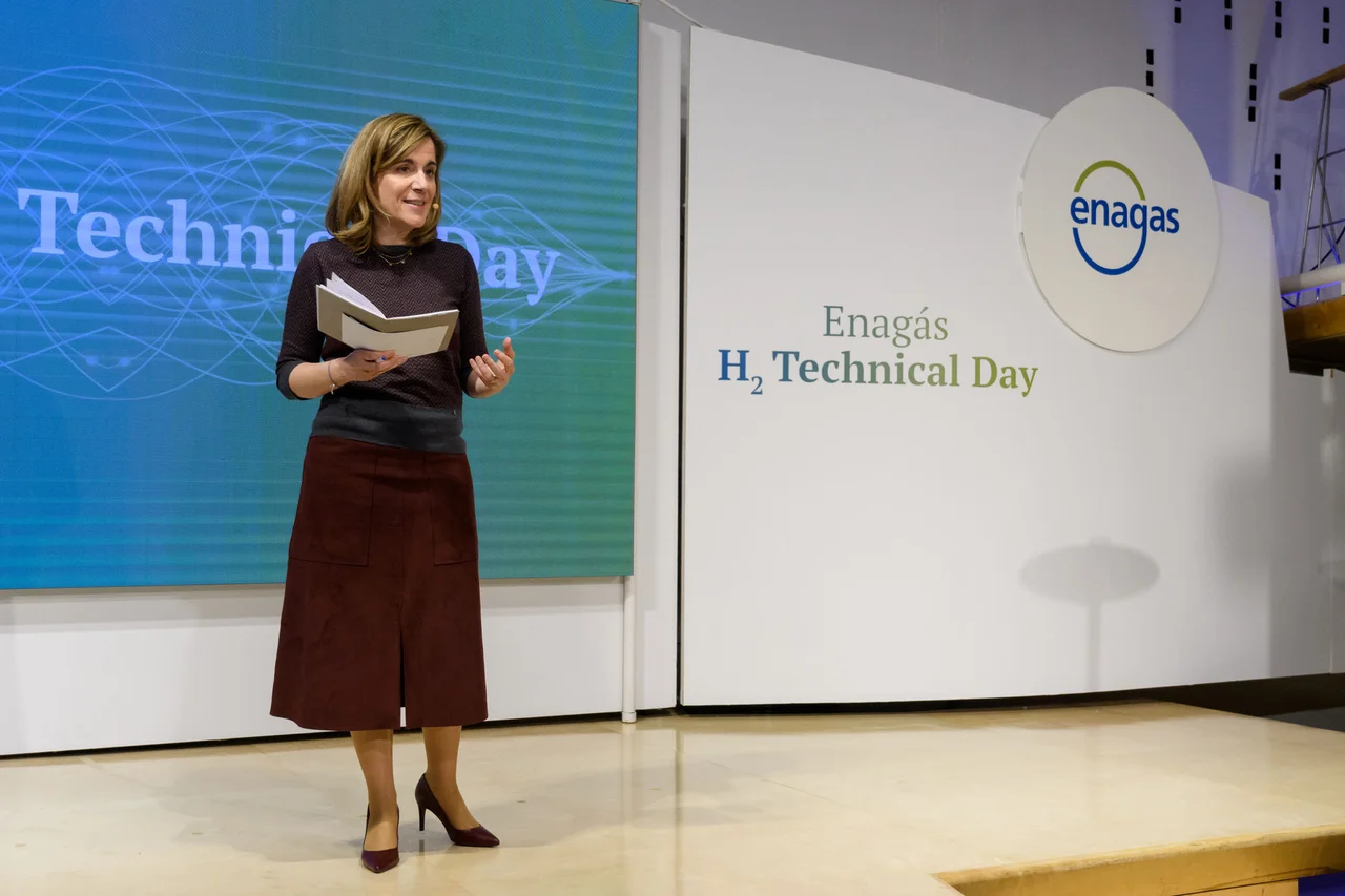 Natalia Latorre en la clausura del H2 Technical Day