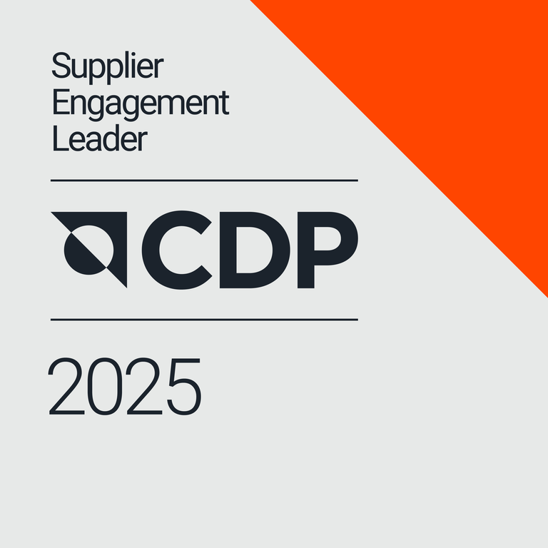 Logotipo al reconocimiento de CDP al Supplier Engagement Leader