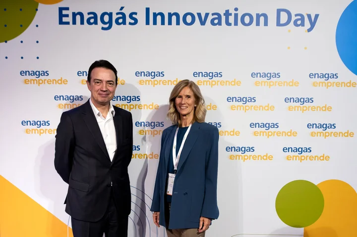 Arturo Gonzalo y Cristina Garmendia en Enagás Innovation Day