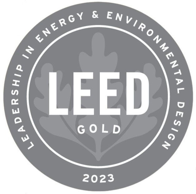 LEED Gold 2023 logo