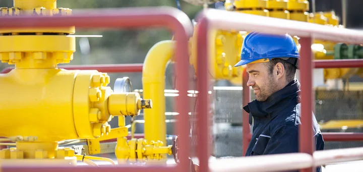 Enagás operator at a plant