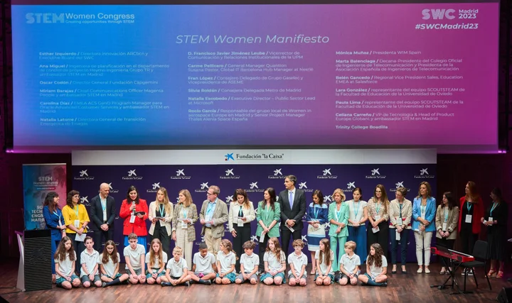 Profesionales durante el STEM Women Congress 2023