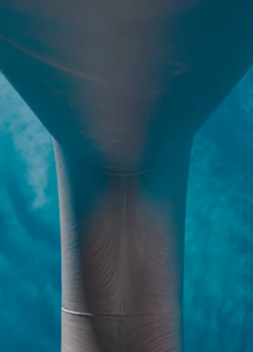 Detail of a pipe of the Lumbier Gas Compression Station