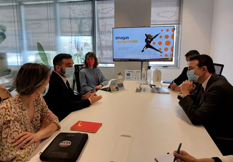 Arturo Gonzalo con el Alto Comisionado para España Nación Emprendedora