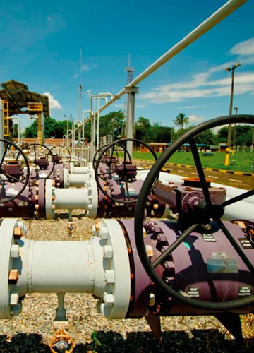 Imagen de una red de transporte de Colombia