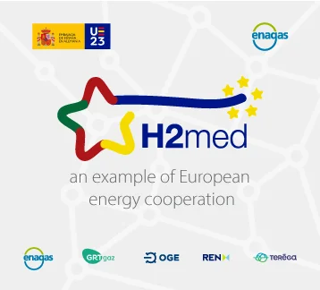 Logo evento de presentación de H2Med en Berlín 