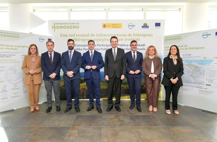 Acto institucional del Plan Participación Pública de la red de hidrógeno en Euskadi