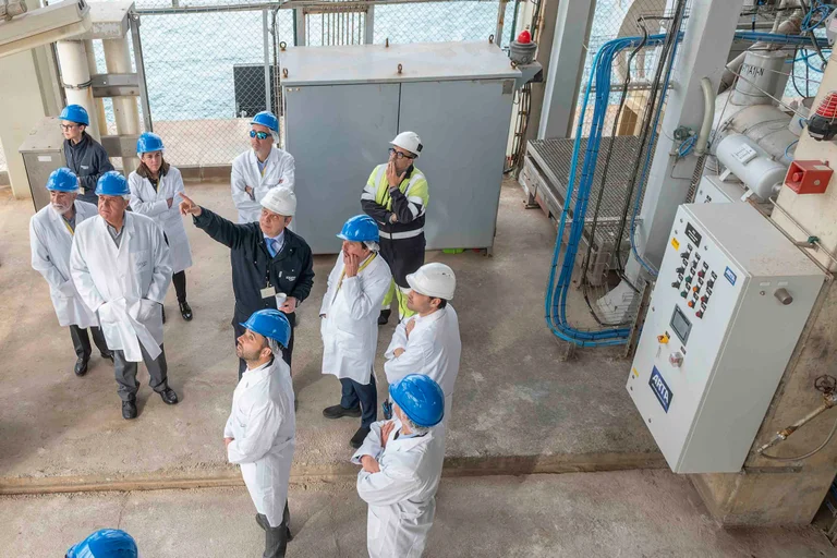 Group of professionals at the Sagunto Terminal