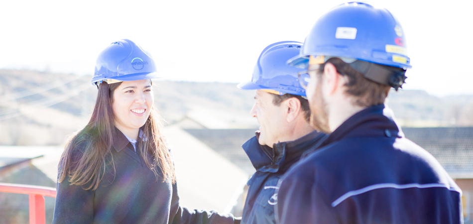 Teamwork at an Enagás infrastructure