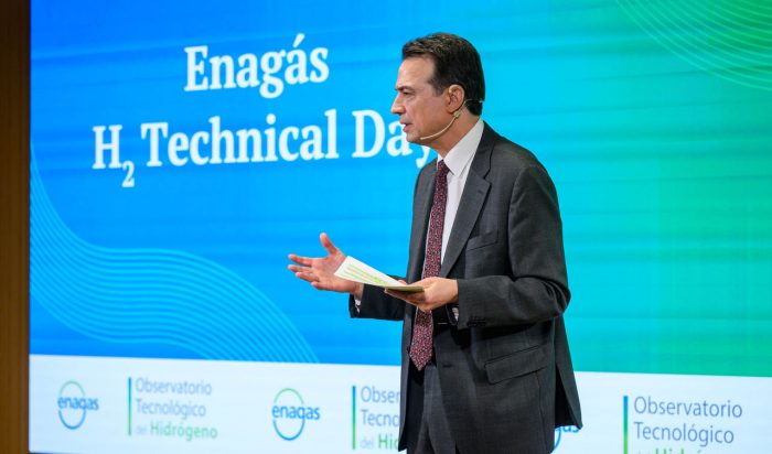 The CEO of Enagás opening the Enagás H2 Technical Day