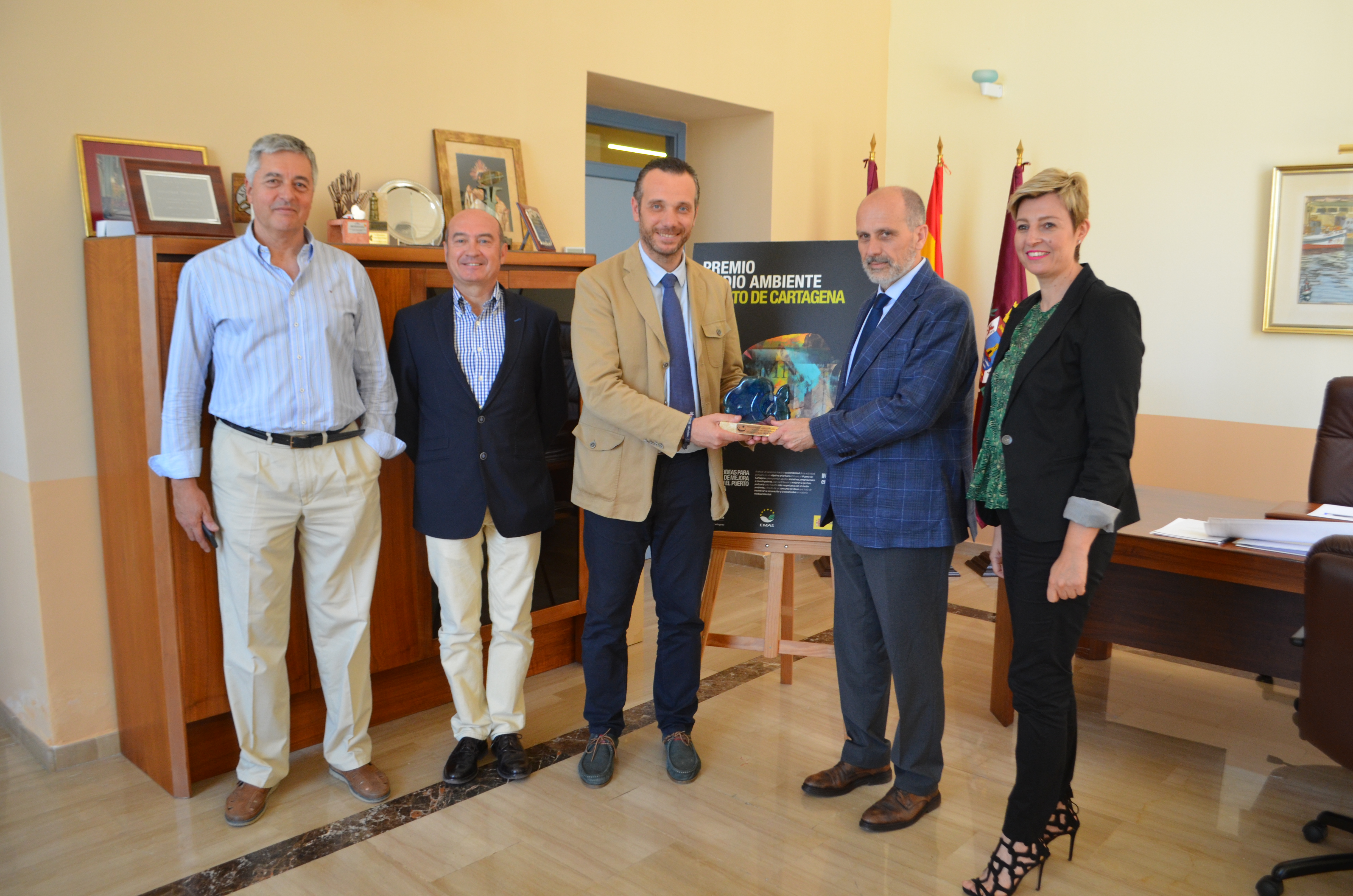 Reception of Enagás of the VII Environmental Award