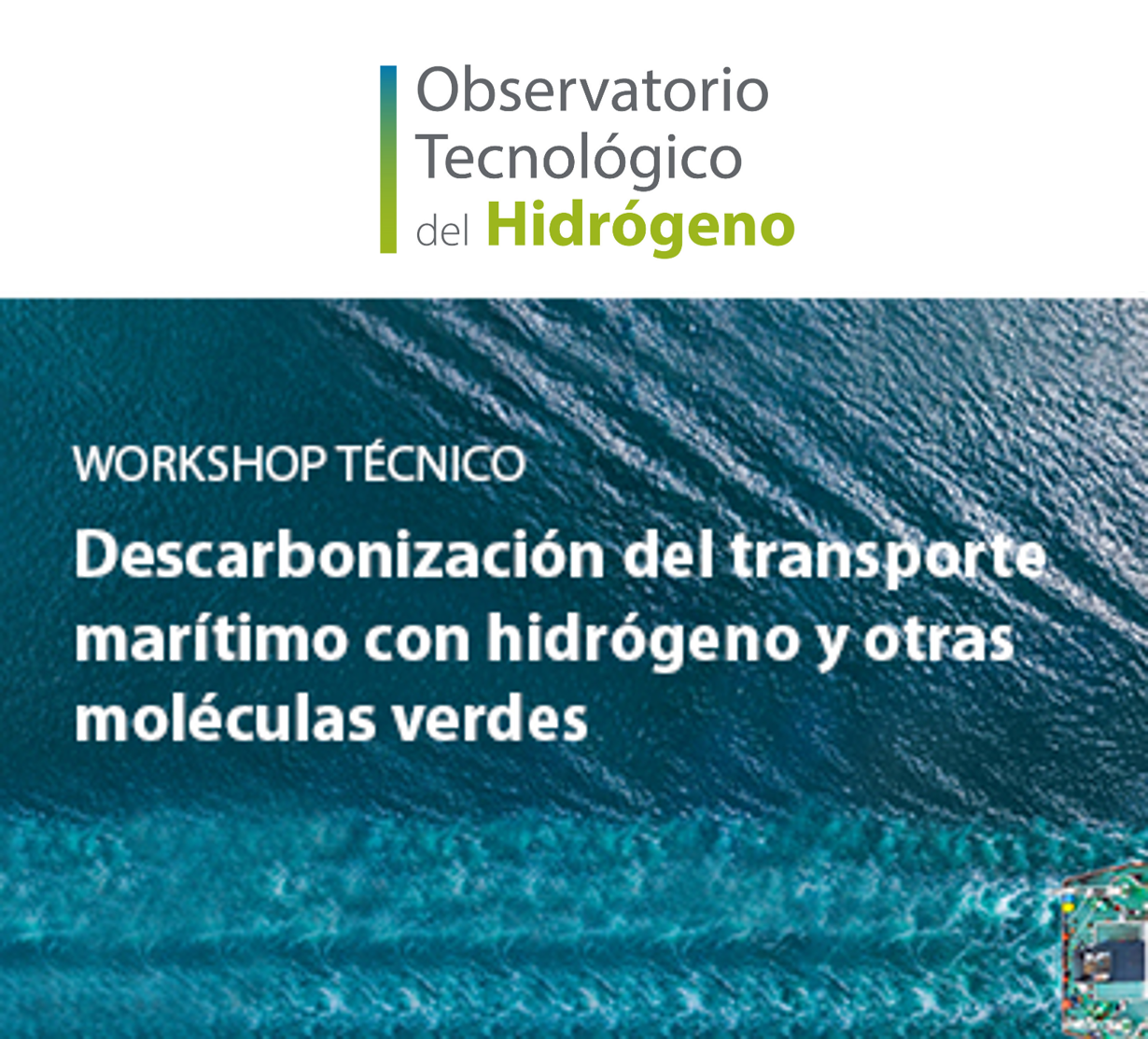 Webinar sobre descarbonización transporte marítimo