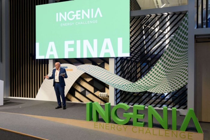 El Director General de Desarrollo de Negocio y Sociedades Participadas de Enagás durante su intervención