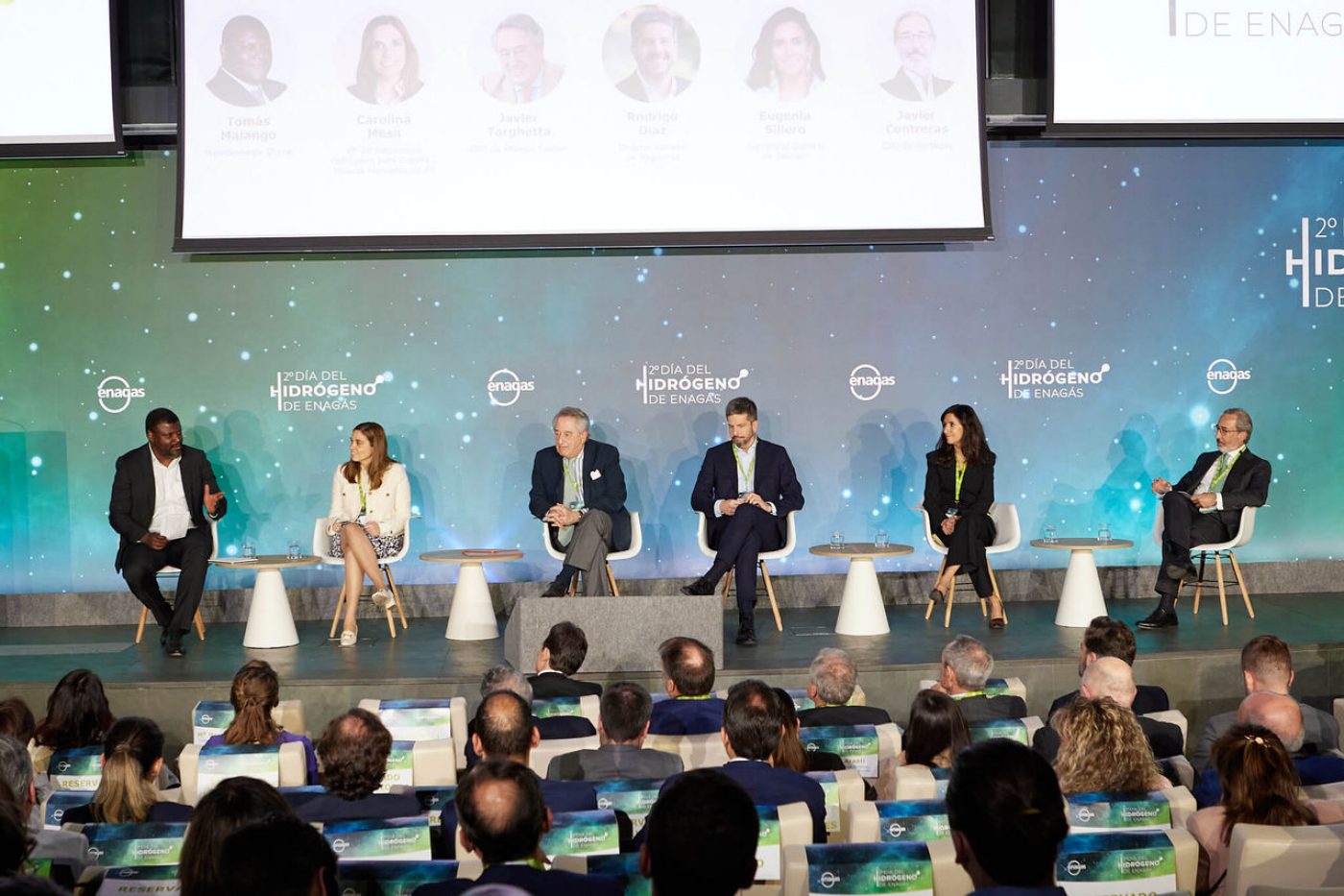 Ponentes en la mesa redonda "La cadena de valor del hidrógeno" del 2º Día del Hidrógeno de Enagás