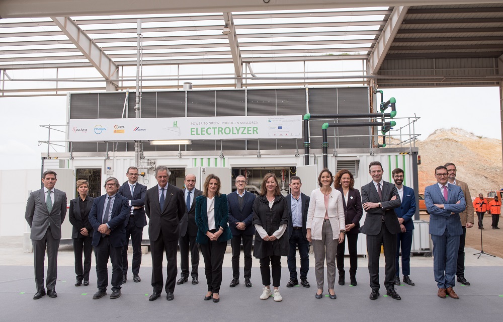 Foto de acto de inauguración Power to Green Hydrogen Mallorca