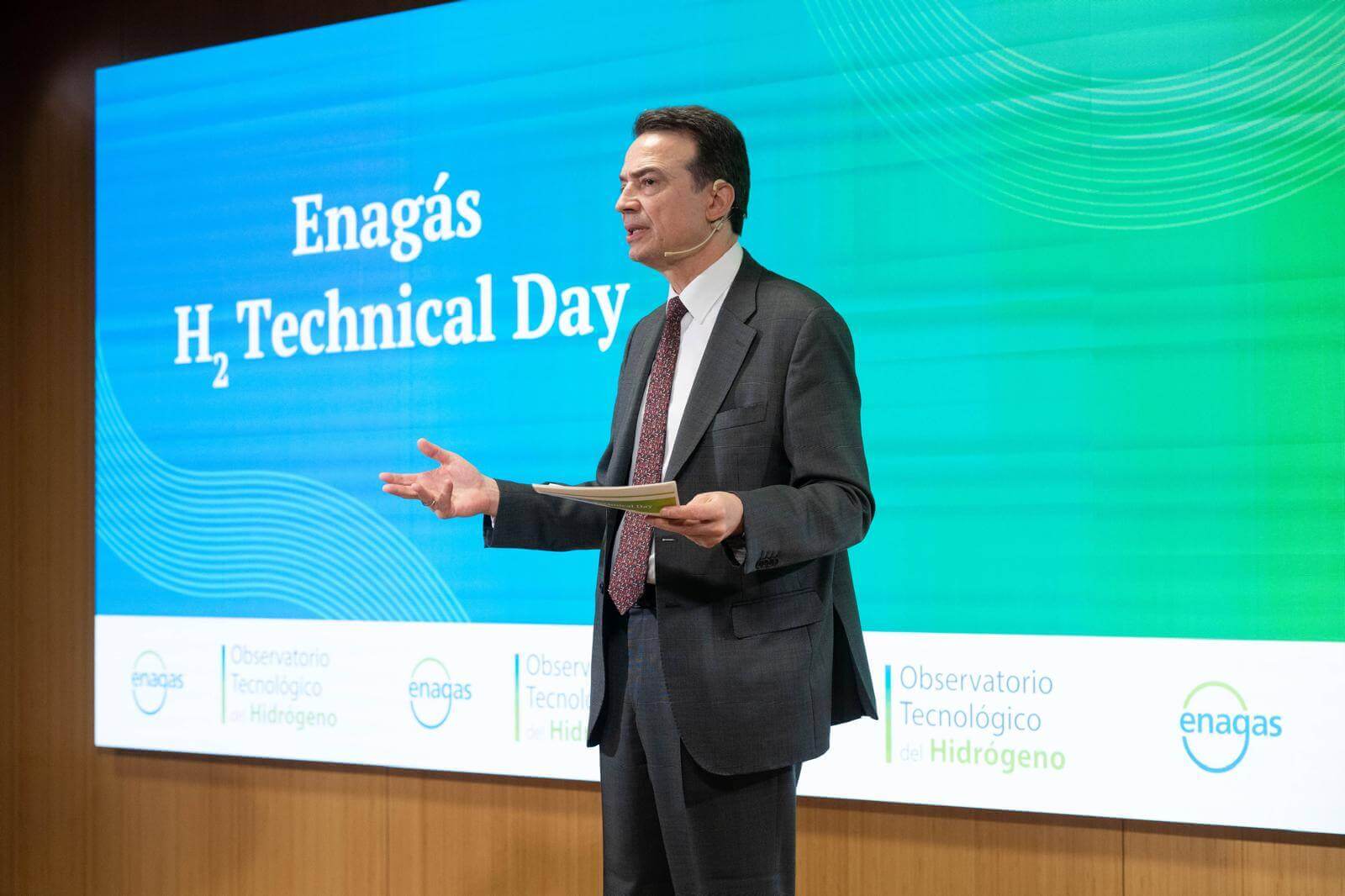 El CEO durante su intervención en el Hydrogen Technical Day