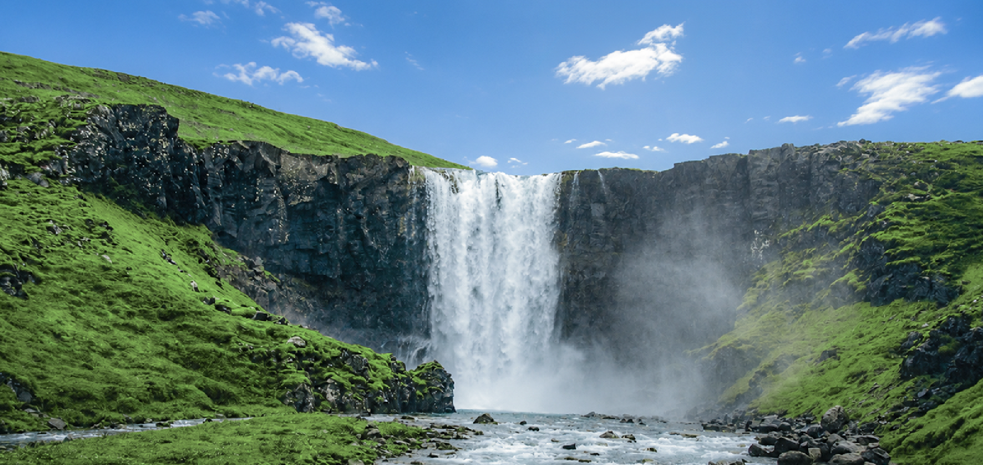 Imagen de una cascada