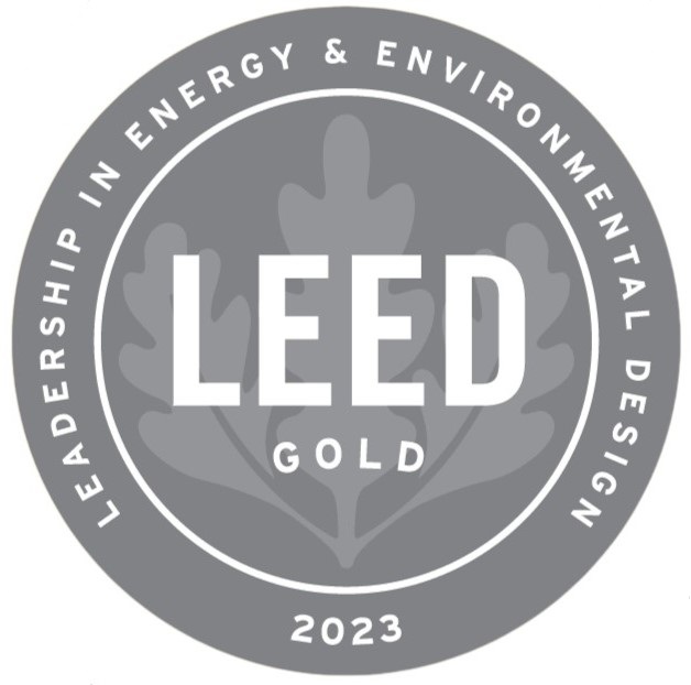 LEED Gold 2023 logo