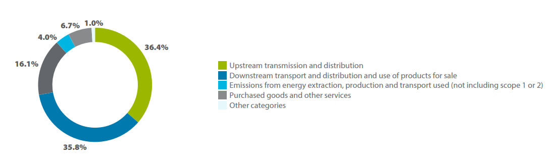 Scope 3 emissions classification chart