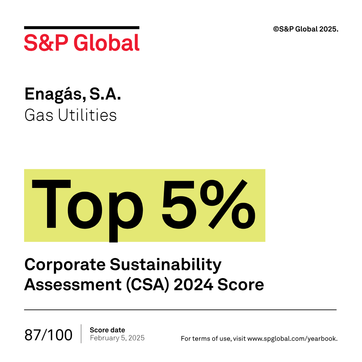 Top 5% S&P logo