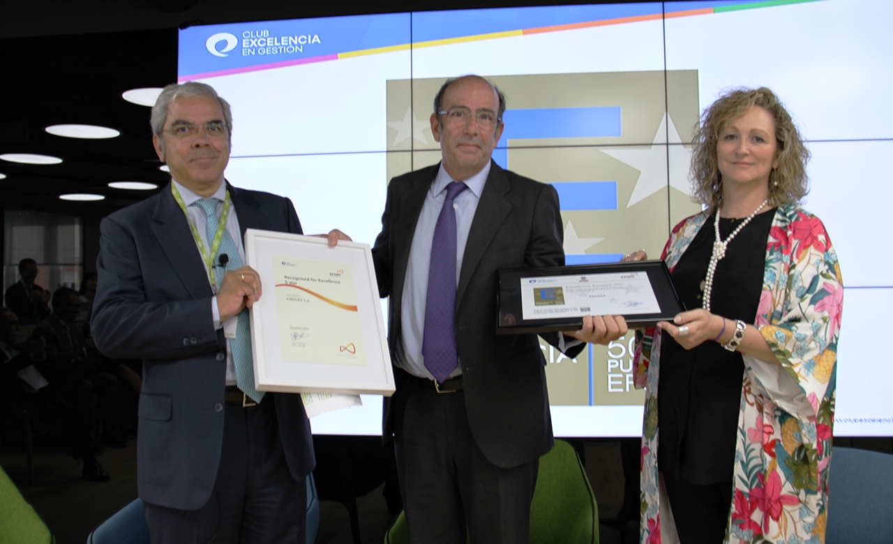 Renewal act of the Enagás Seal of Excellence 500+ EFQM