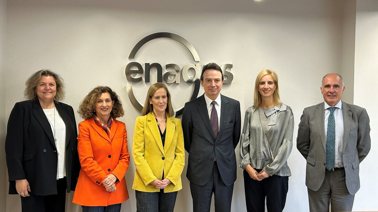Reunión de Enagás en su sede con Closingap