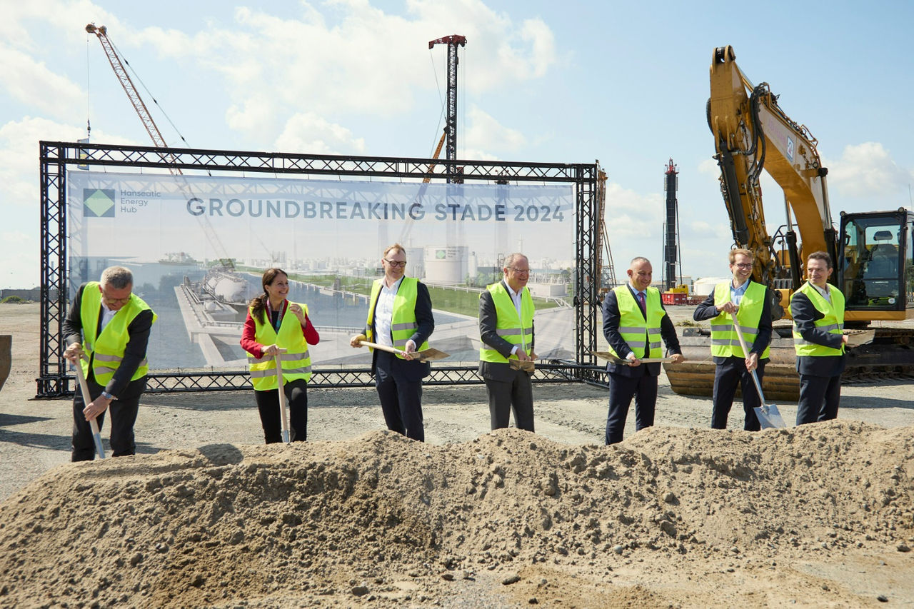 Comienza la construcción de la planta de GNL de Stade (Alemania)