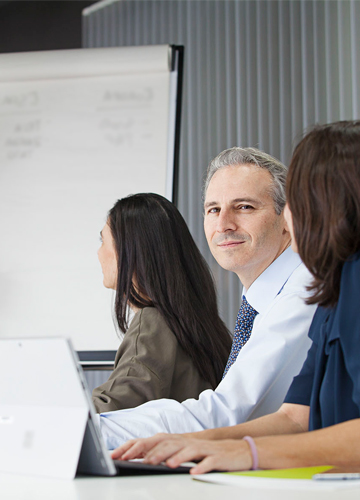 Profesionales en ambiente de trabajo