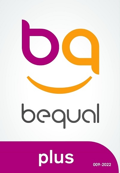 Logotipo bequal plus 2022