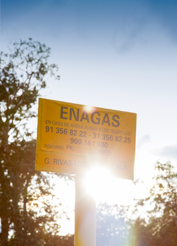 Avance destacado de Enagás en un entorno natural