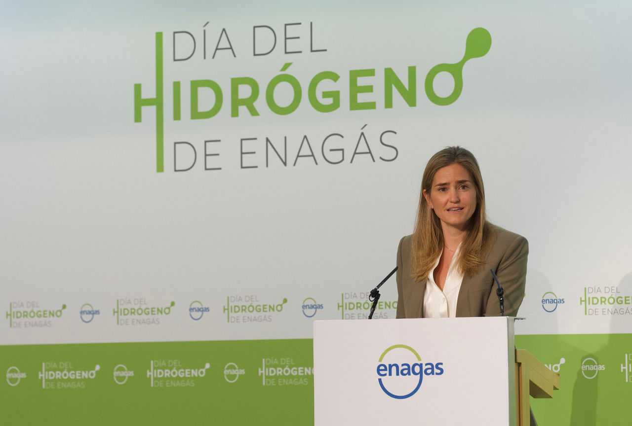 Sara Aagesen en el Día del Hidrógeno de Enagás