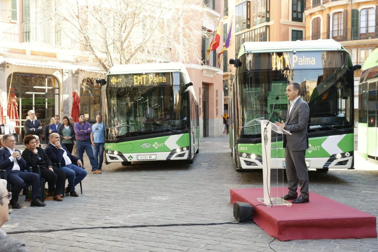 Foto de un autobús en Palma
